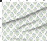 Muted Blue Green Cream