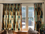 Lee Jofa Kelly Wearstler District Custom Drapes (Shown in Tobacco)