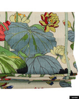 Roman Shade in Nympheus Stone/Pistachio with Samuel & Sons Aristotle Greek Key Trim in Fern