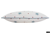 Sister Parish Serendipity Roman Shade with Samuel & Sons Grosgrain Ribbon Trim in Azure (shown in Blue Red-comes in other colors)