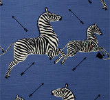 Scalamandre Zebras 36378-005 Denim
