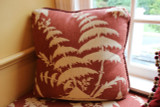 Cushion and Pillow in Barbara Barry Indo Night-Lantern, Cording on edge is Barbara Barry T30500-9