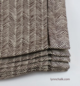 Quadrille Alan Campbell Petite Zig Zag Custom Drapes (shown in Navy -comes in 14 colors)