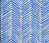 Quadrille Alan Campbell Petite Zig Zag French Blue On Tint