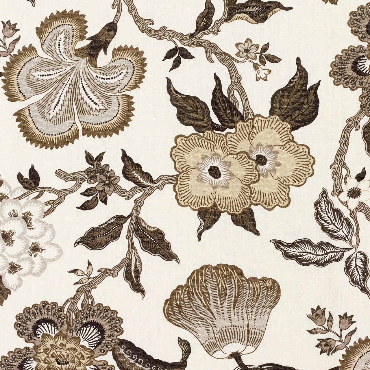 Schumacher Celerie Kemble Hothouse Flowers Dusk