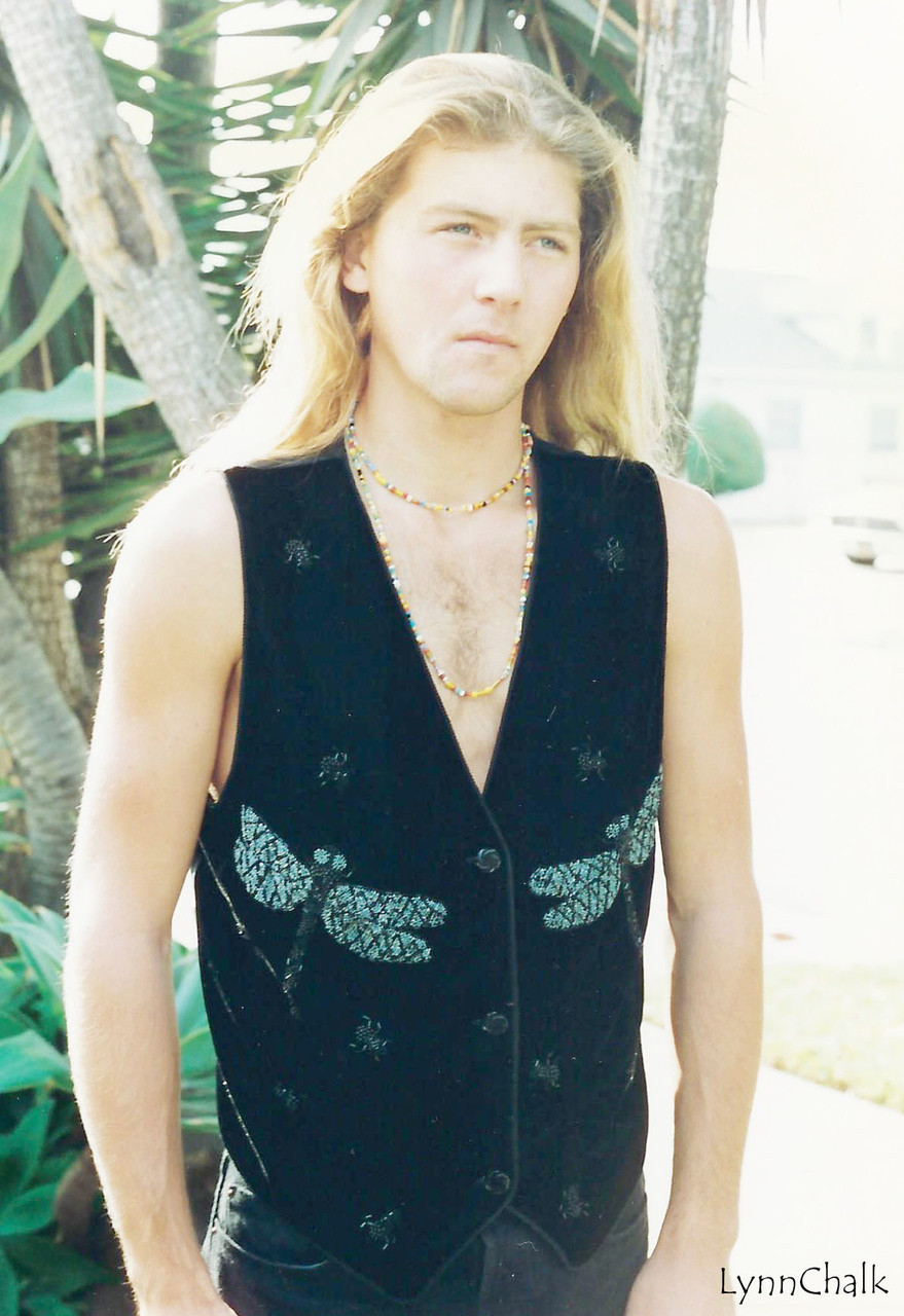 One-of-a-kind Hand Beaded Men's Vest in Green Suede with Frogs by