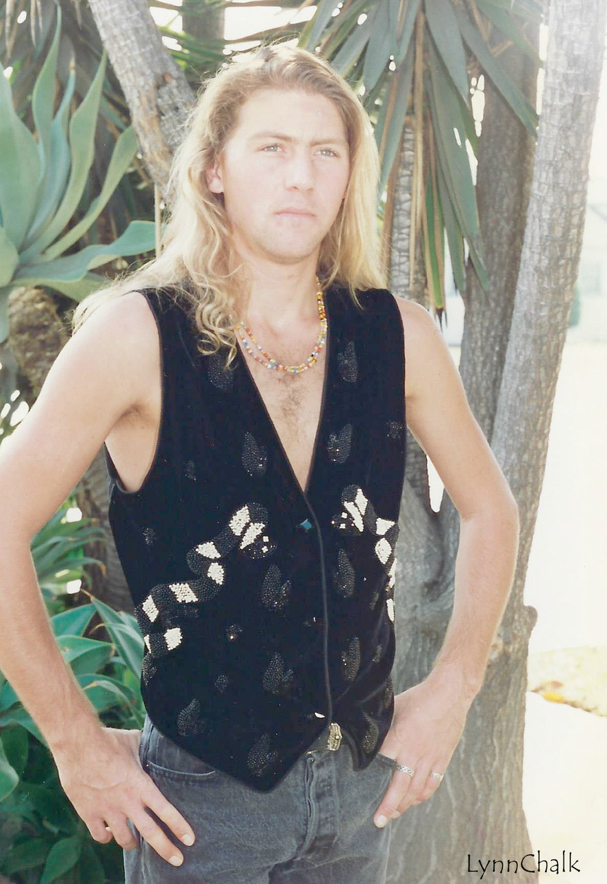 One-of-a-kind Hand Beaded Men's Vest in Black Velvet with Serpents
