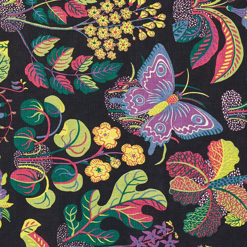 Schumacher Fabric Exotic Butterfly