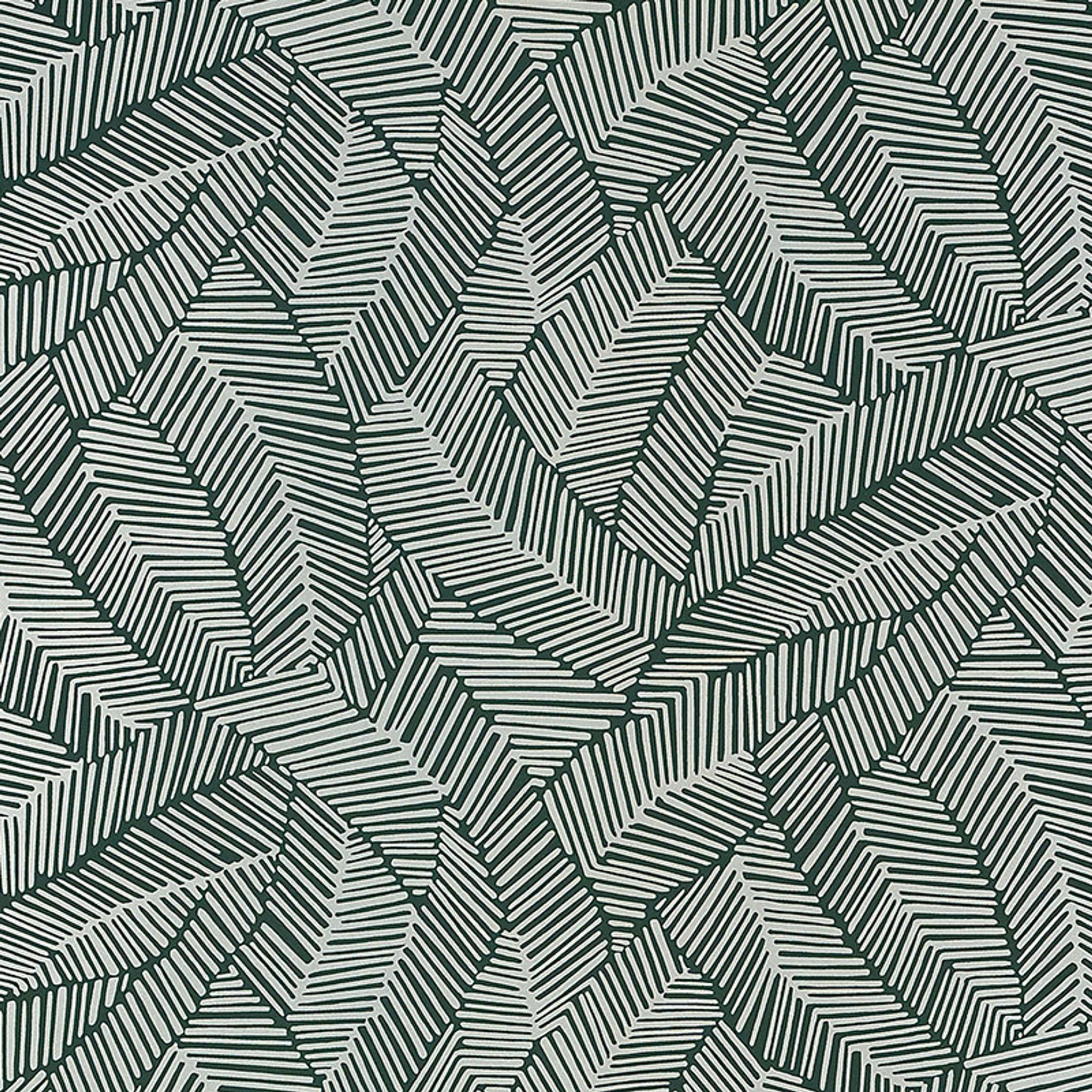 BONHEUR Papier　0329 Box_Pleated_Valance_White_Line