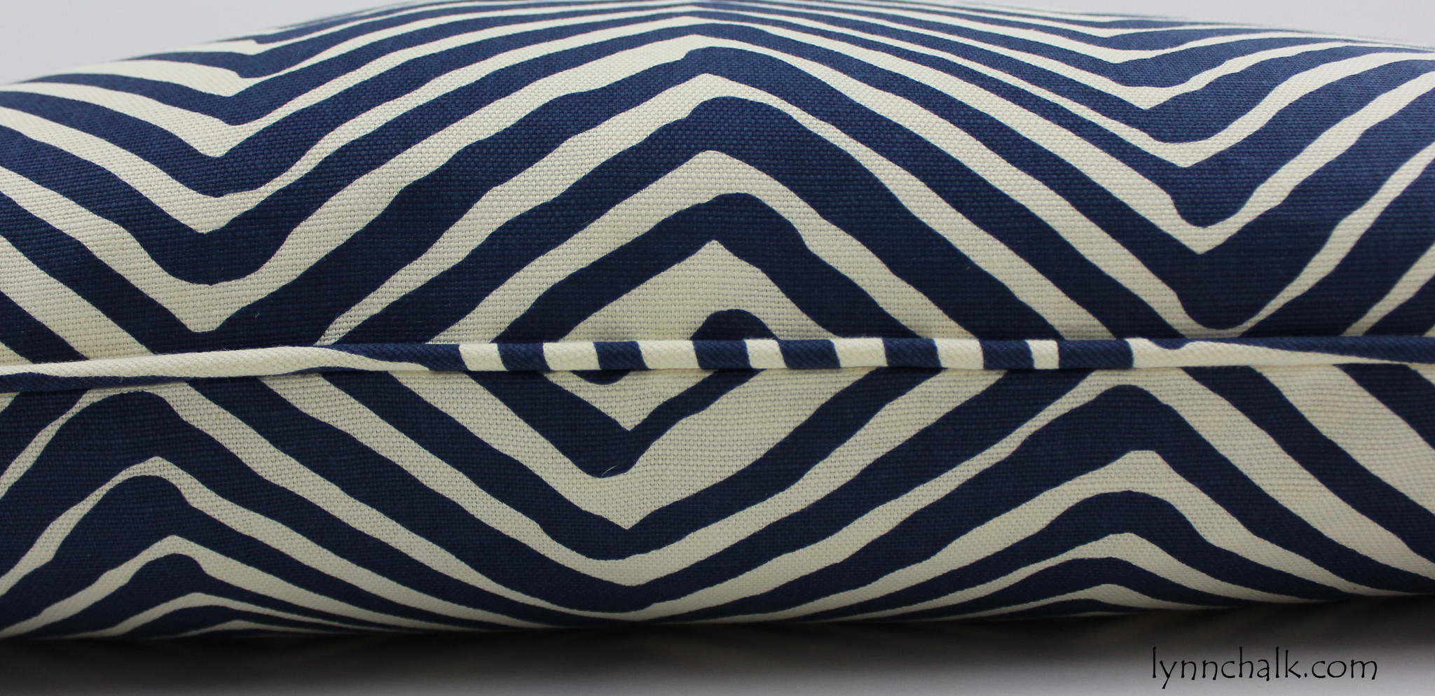 Quadrille Alan Campbell Zig Zag Multi Color New Blue Navy on Tint AC950-04