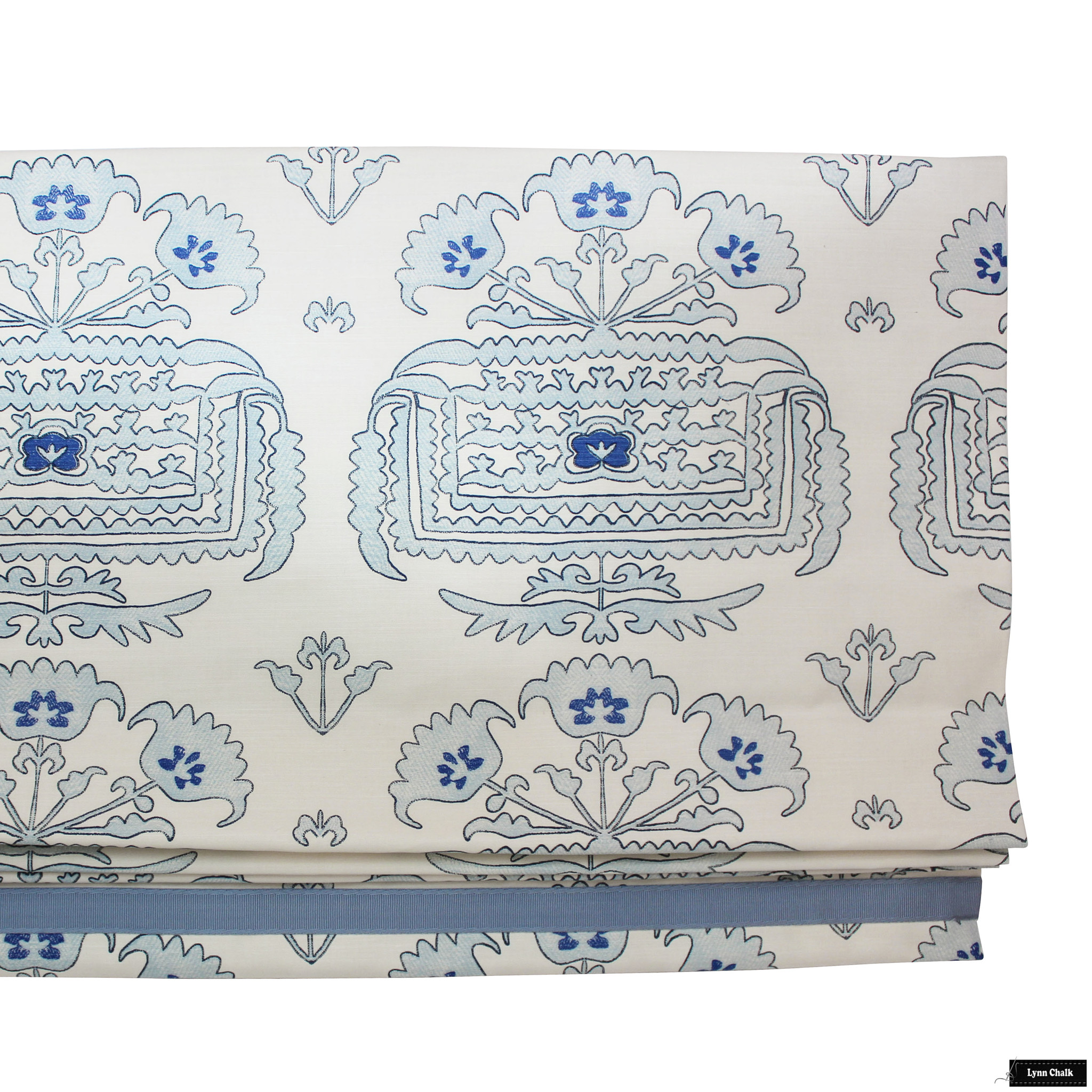 Quadrille Alan Campbell Clementine Roman Shade (shown in Windsor