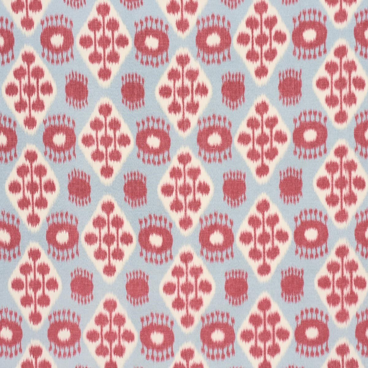 Schumacher Hamilton Ikat Pink and Tangerine 181302