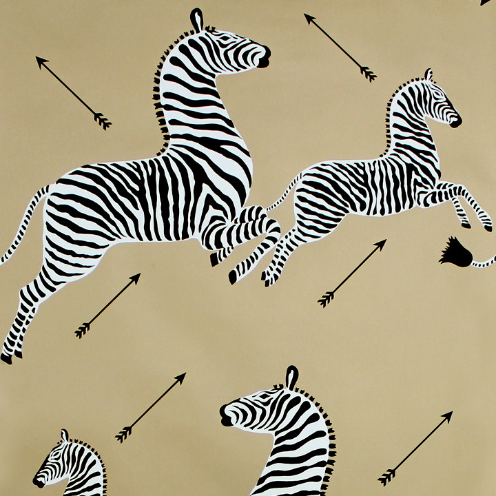 Scalamandre Zebras Wallpaper Wallcovering