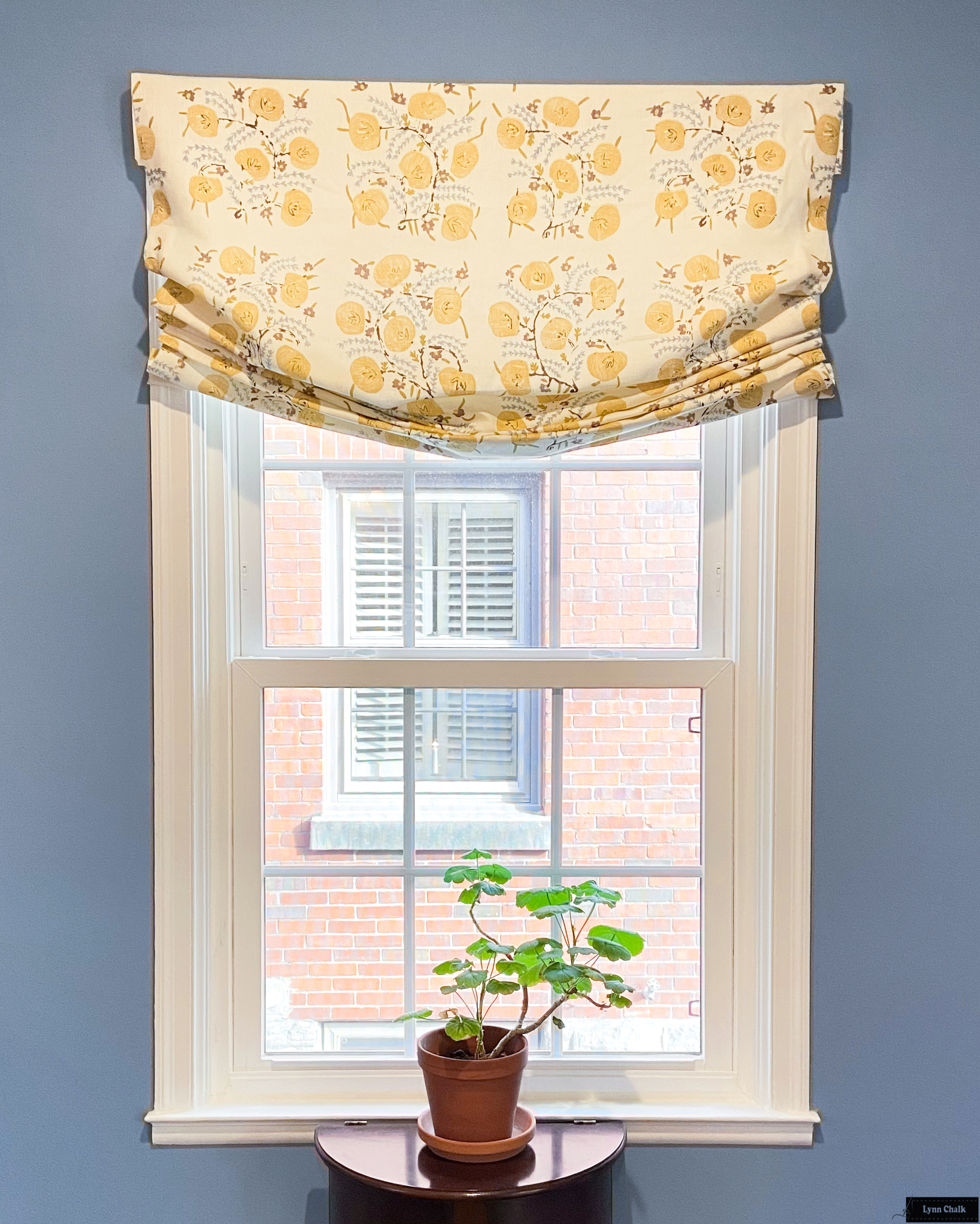 Penny Morrison Pasha Adam Linen V2 Roman Shade
