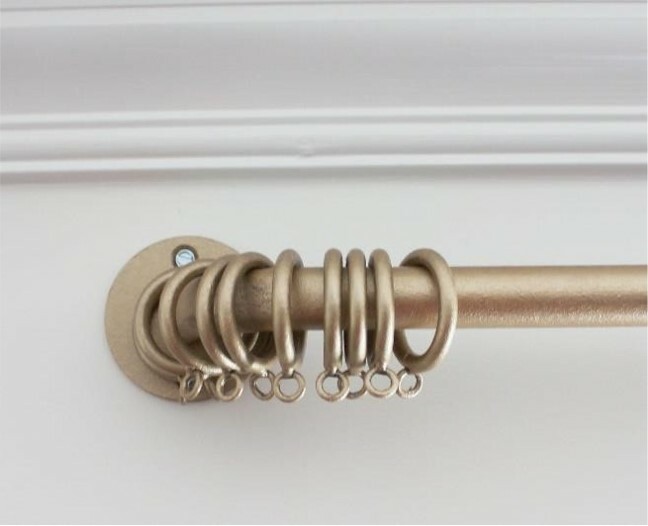 Drapery Returns Determining Size Based on Using Straight Drapery Rods