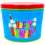 Happy Birthday Popcorn Tin