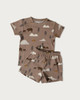 Organic Cotton Short Sleeve PJ Whimsical Wood