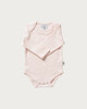 organic cotton bodysuit shell pink star