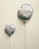 Linen Balloon Small Silver