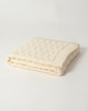 Merino Wool Cable Blanket Cream