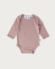 PREM baby merino bodysuit Mauve