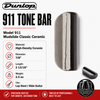 Dunlop 911 Mudslide Classic Ceramic Tone Bar for lap steel and slide guitar, 7/8 inch diameter, 2 13/16 inch length