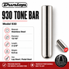 Dunlop 930 Stainless Steel Tone Bar for lap steel and pedal steel, 13/16 inch diameter, 3 3/8 inch length