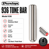 Dunlop 936 Stainless Steel Tone Bar for lap steel and pedal steel, 7/8 inch diameter, 3 3/4 inch length