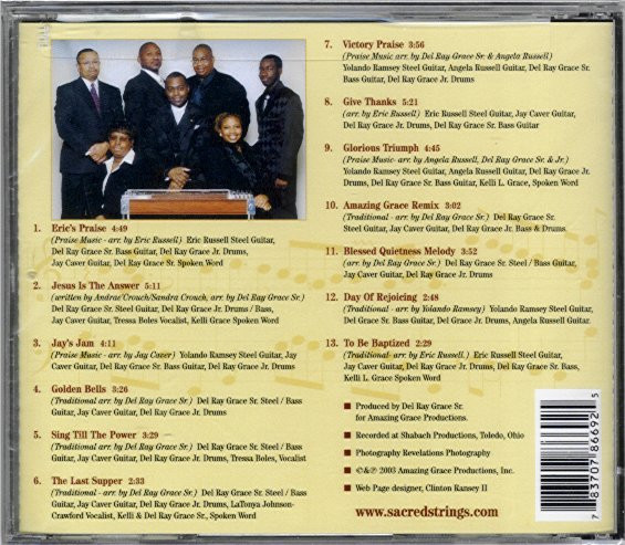 Amazing Grace Praise Band Cd Glorious Triumph The Steel Guitar