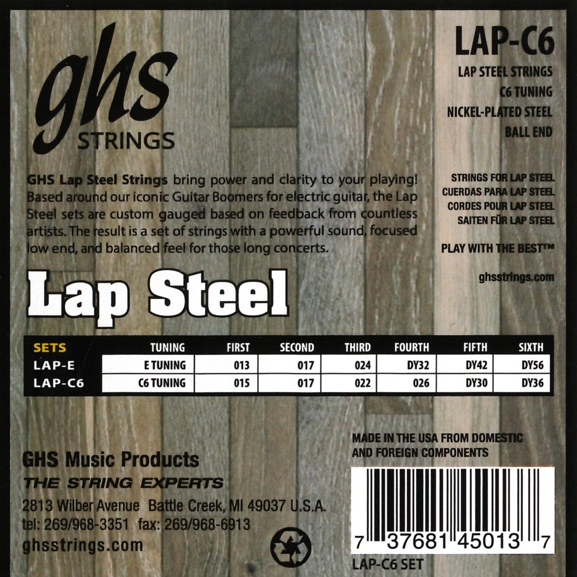 Steel Guitar Forum Marketplace GHS Strings C6th Lap Steel String Set