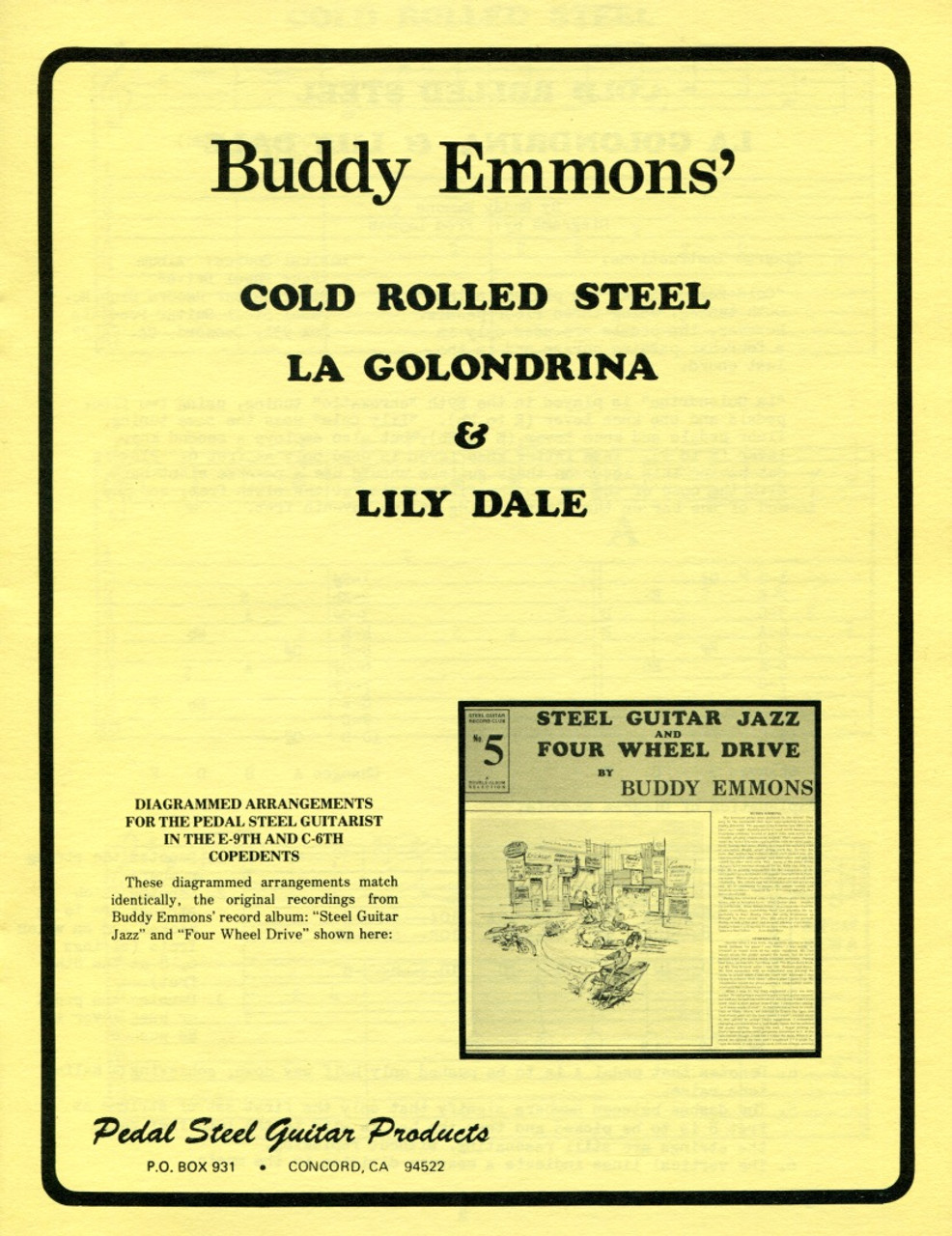 buddy emmons steel guitar tunings