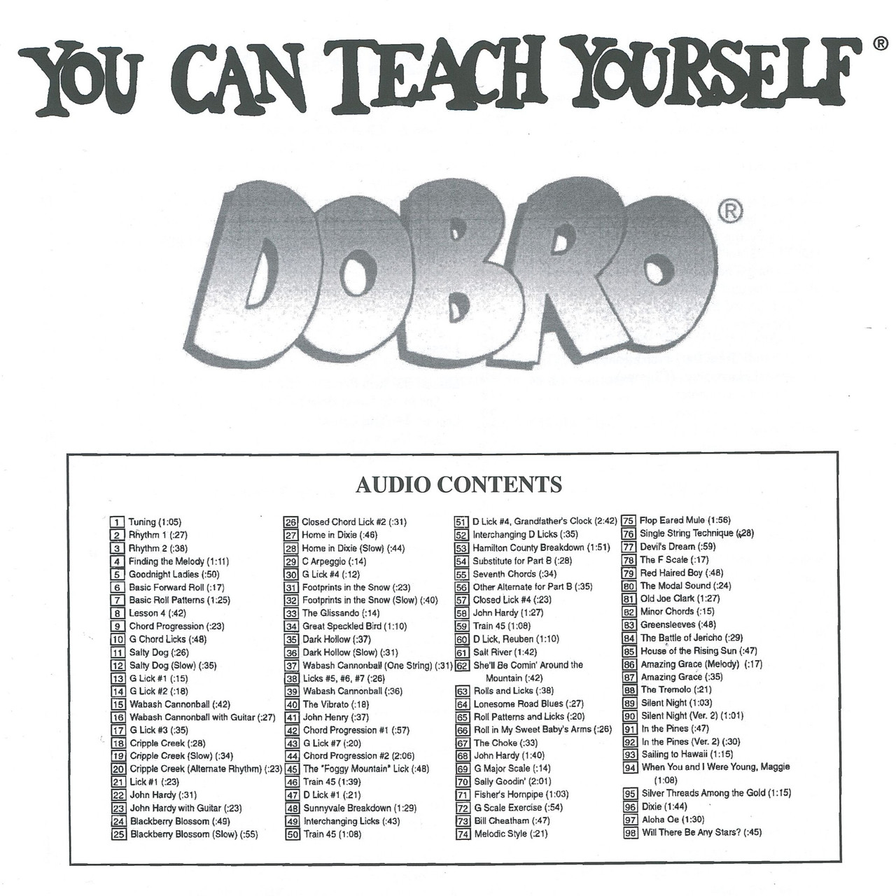 You Can Teach Yourself Dobro by Janet Davis (Book and Online Audio