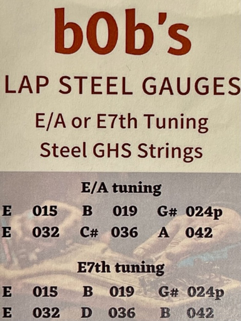 Bobby Lee's Custom GHS E/A or E7th Tuning 6-String Set