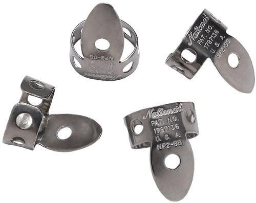 National Stainless Steel Finger Picks (4 pack)