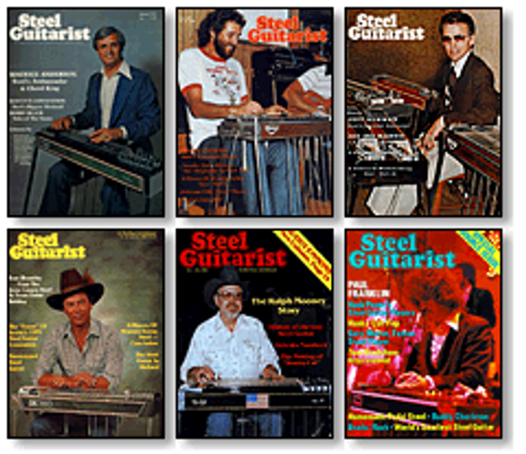FREE SHIPPING !  Steel Guitarist Magazines - All 6 Issues  - US Addresses Only