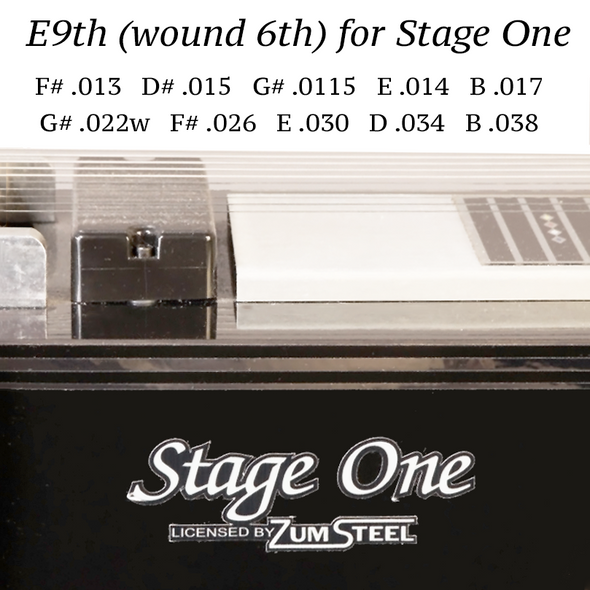 GHS  - Bobby Lee Signature Series - E9th Stainless Steel - Pedal Steel 10-String Set (11.5-38)