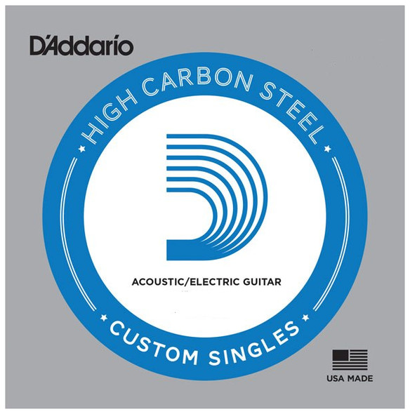 D'Addario Plain High Carbon Steel Strings - 5-Packs