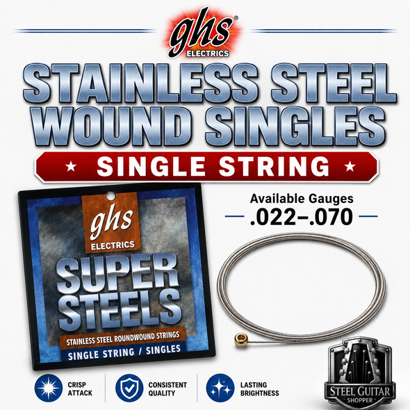 GHS Strings Super Steels - Singles