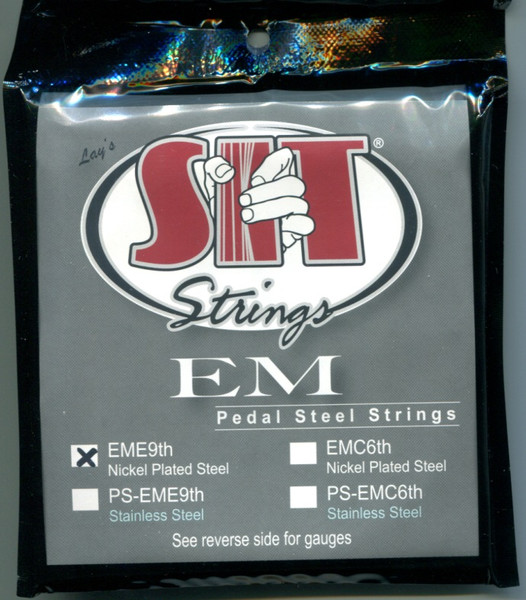 SIT E9th Nickel Plated EM Series Strings - Pedal Steel 10-String Set (11-38) - EME9TH