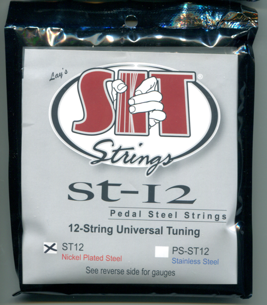 SIT Universal Nickel Plated Steel Strings - Pedal Steel 12-String Set (11-68) - ST12