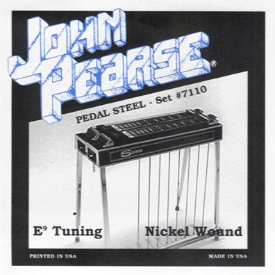 John Pearse #7110 Pedal Steel Nickel Wound E9th Heavy 10-String Set