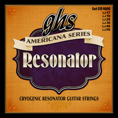 Americana Cryogenic Resonator G Tuning 6-String Set