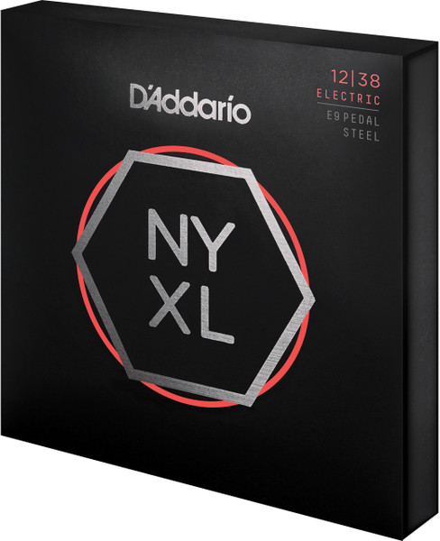 D'Addario NYXL E9th Medium for Pedal Steel 10-String Set (Gauges .012 - .038)