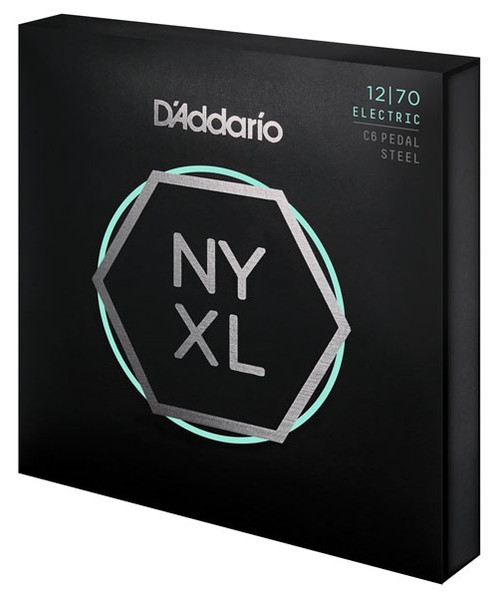 D'Addario NYXL 12-70 C6th Medium for Pedal Steel 10-String Set (Gauges .012 - .070)