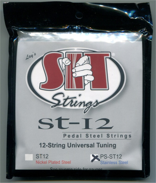 SIT Universal Stainless Steel Strings - Pedal Steel 12-String Set (11-68) - ST12PS