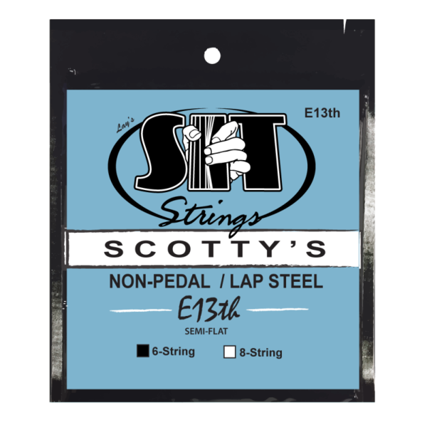 SIT E13th Nickel Semi-Flat Strings - Scotty's Series - Lap Steel 6-String Set (10-30) - SC6E13TH