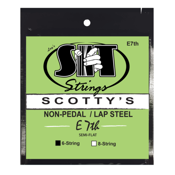 SIT E7th Nickel Semi-Flat Strings - Scotty's  Series - Lap Steel 6-String Set (15-38) - SC6E7TH