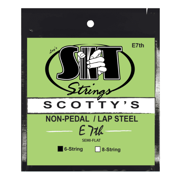 S.I.T. Strings Scotty's E7th Semi-Flat
SC6E7TH  Non-Pedal / Lap Steel 
6-String Set
