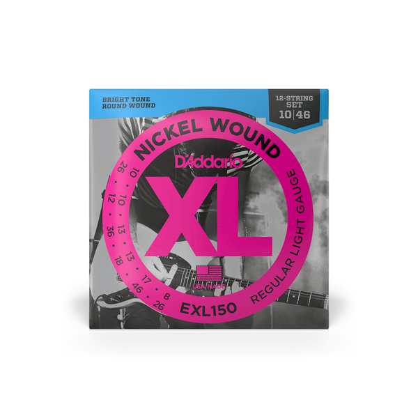 Made with a high carbon steel core and nickel-plated steel wrap wire, XL Nickel strings have a bright, versatile tone, ideal for a wide variety of musical styles.