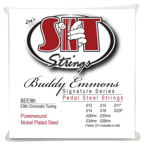 Pedal Steel Guitar Strings
BUDDY EMMONS E9TH NICKELPLATED STEEL - E9TH CHROMATIC TUNING